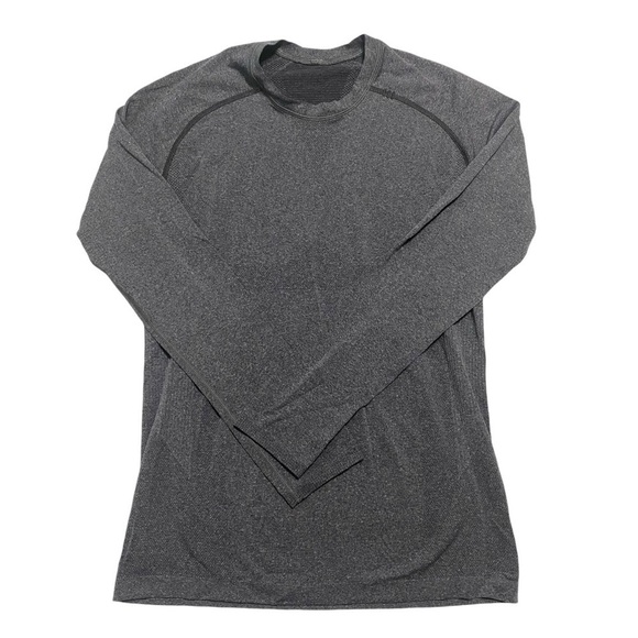 Lululemon Men’s Metal Vent Tech Long Sleeve Top Shirt Size Small Charcoal Gray - Picture 1 of 8